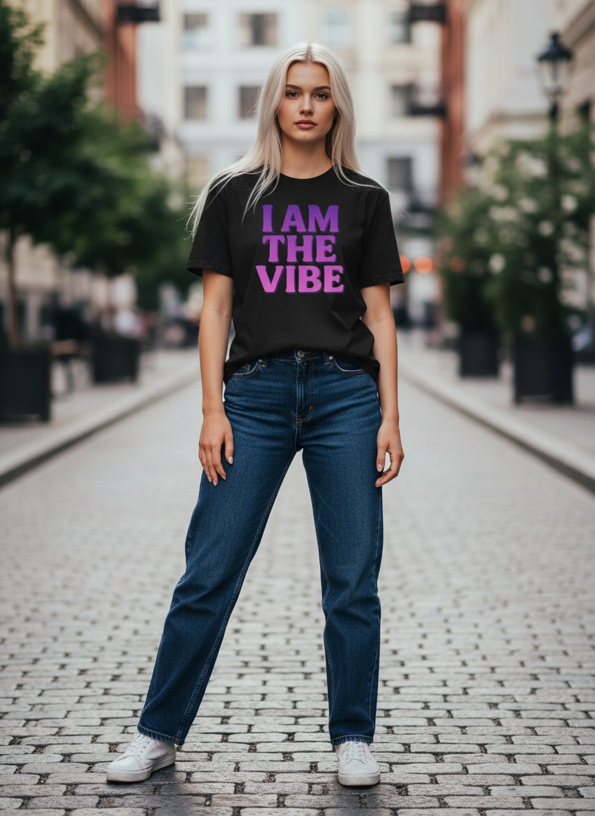 I AM THE VIBE Garment Dyed Heavyweight T-Shirt