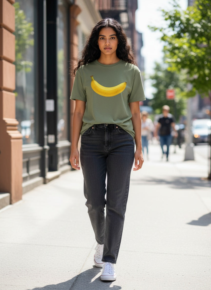 Golden Orchard Banana Cotton T-Shirt