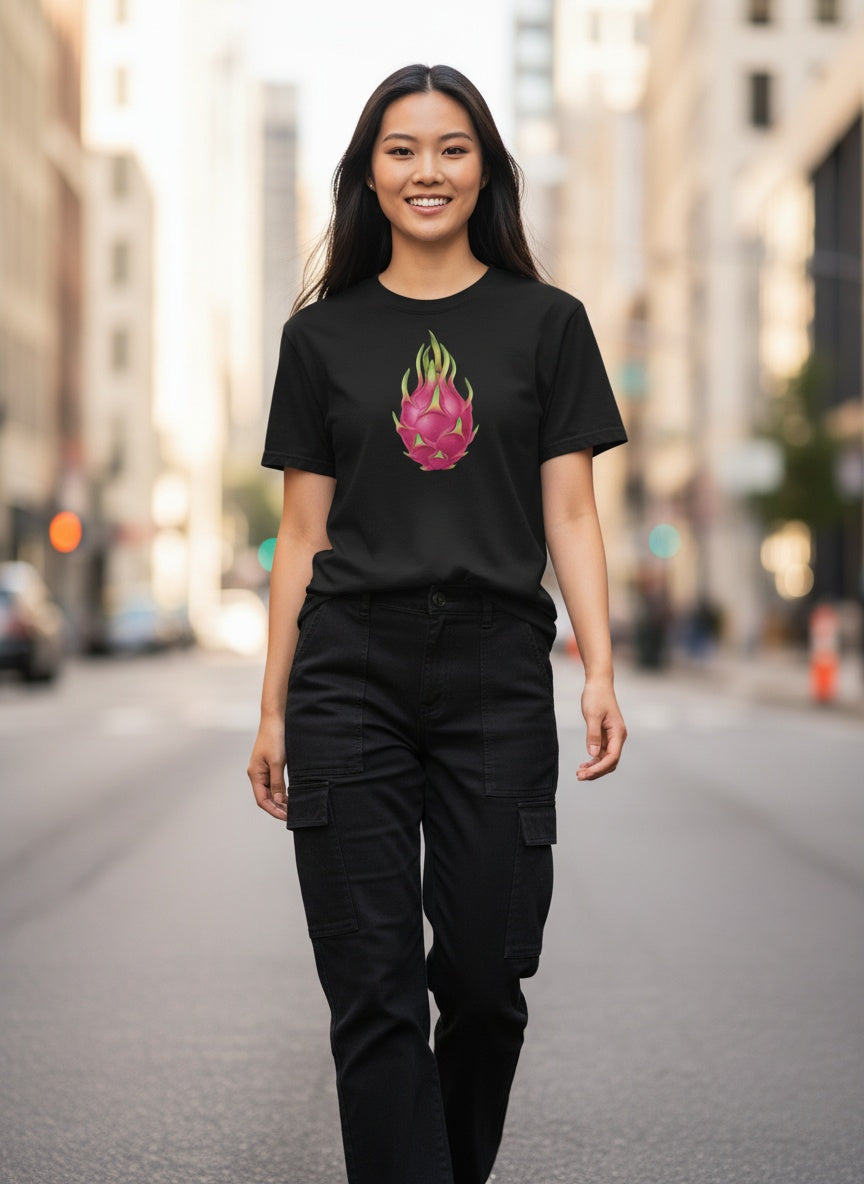 Passion Fruit Glow Cotton T-Shirt