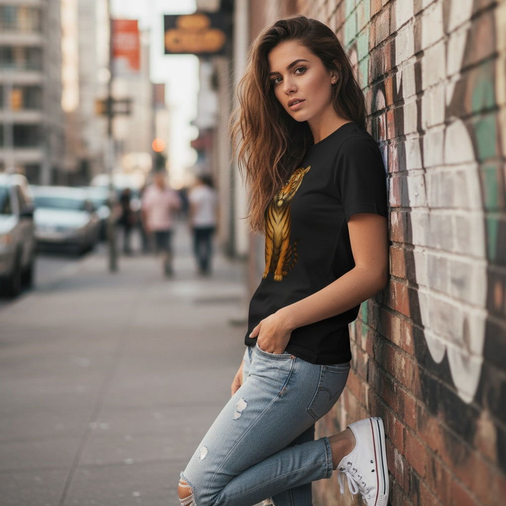Organic Fierce Tiger T-Shirt