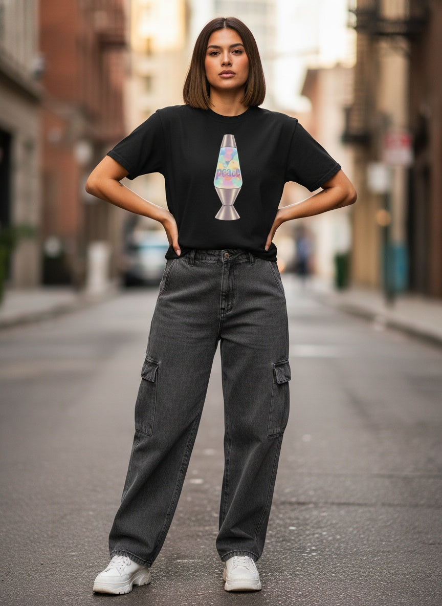 Peace In Motion Lava Lamp T-Shirt