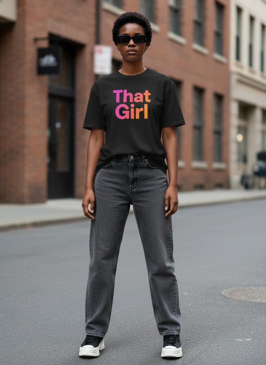 That Girl Garment Dyed Heavyweight Cotton T-Shirt
