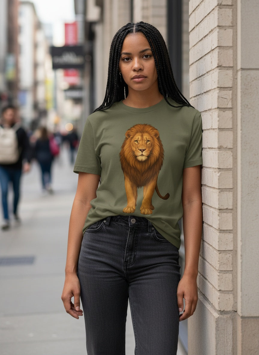 Organic Golden Mane Lion T-Shirt