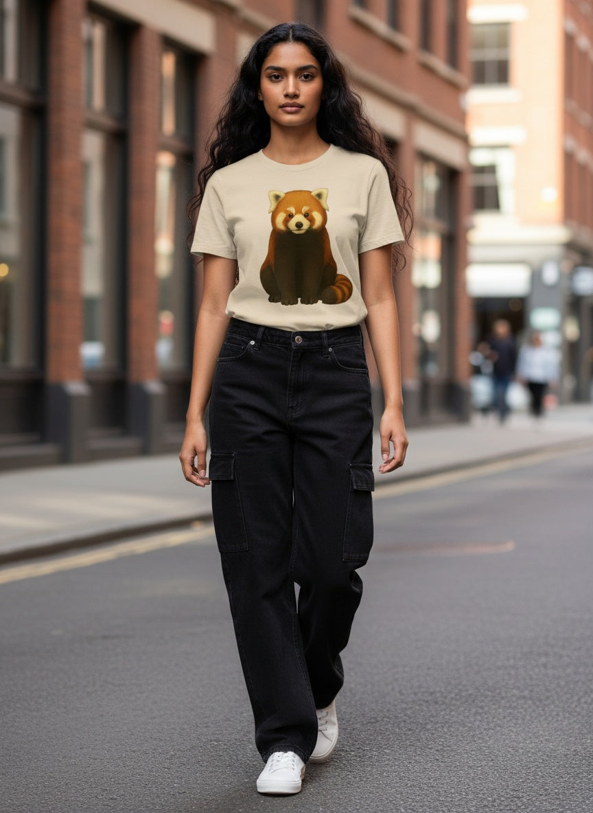 Organic Endangered Red Panda T-Shirt