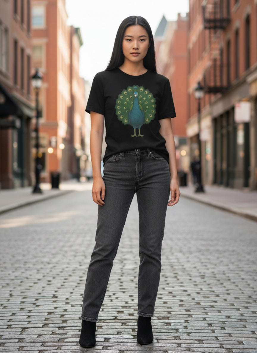 Organic Regal Peacock T-Shirt