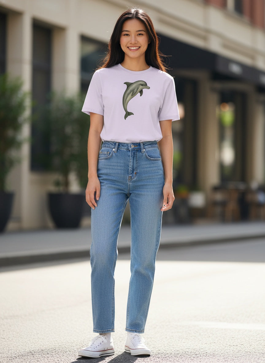 Organic Majestic Dolphin T-Shirt
