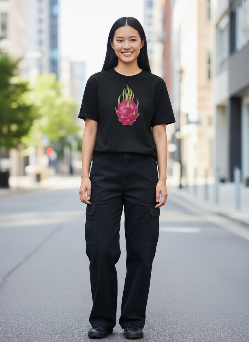 Passion Fruit Glow Cotton T-Shirt