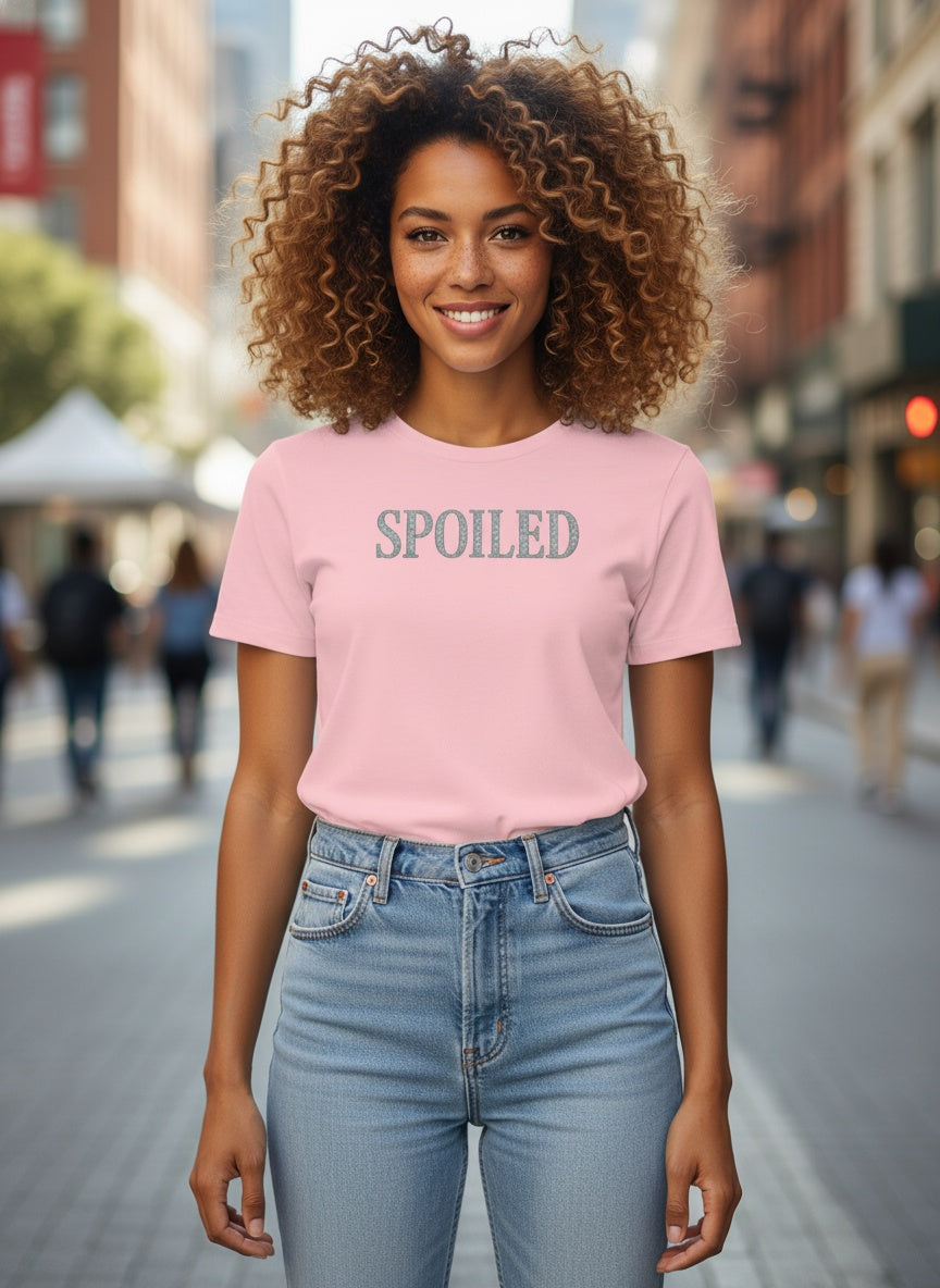 Spoiled Sparkling Diamond Relaxed T-Shirt