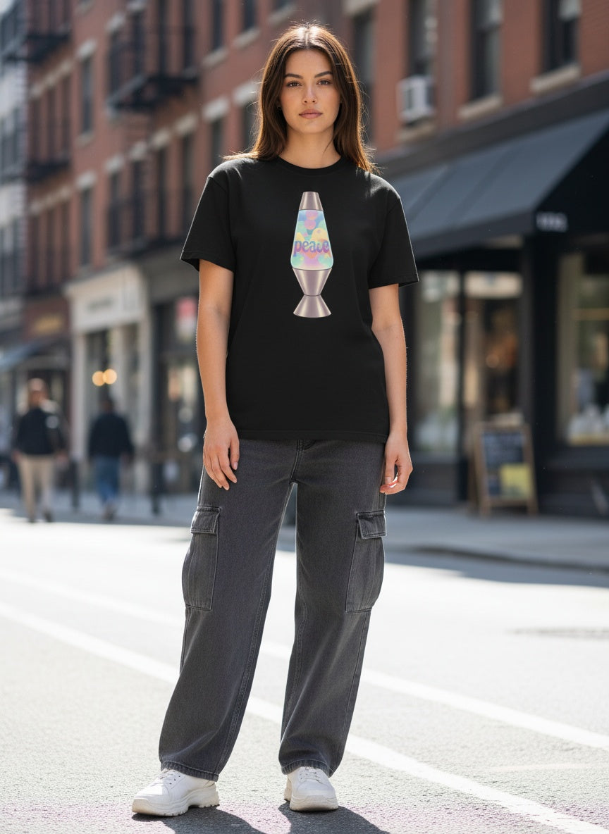 Peace In Motion Lava Lamp T-Shirt