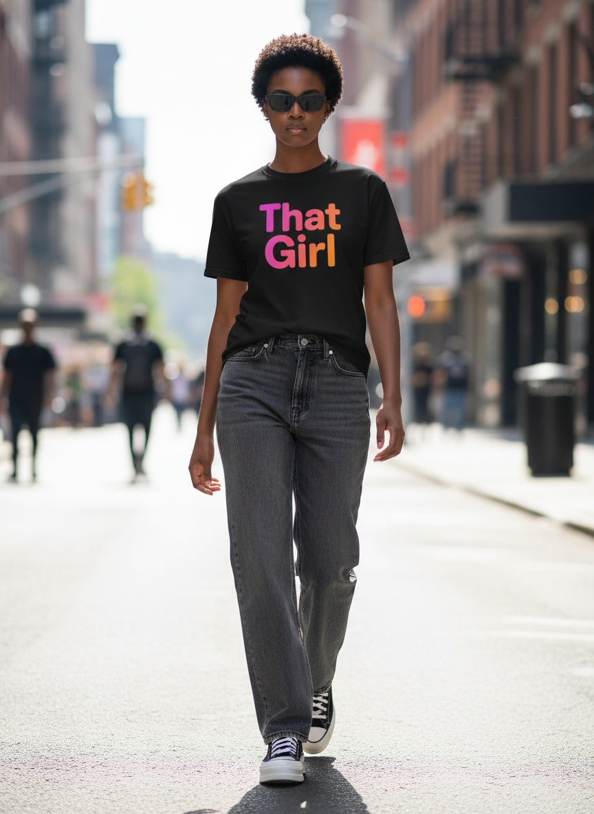 That Girl Garment Dyed Heavyweight Cotton T-Shirt