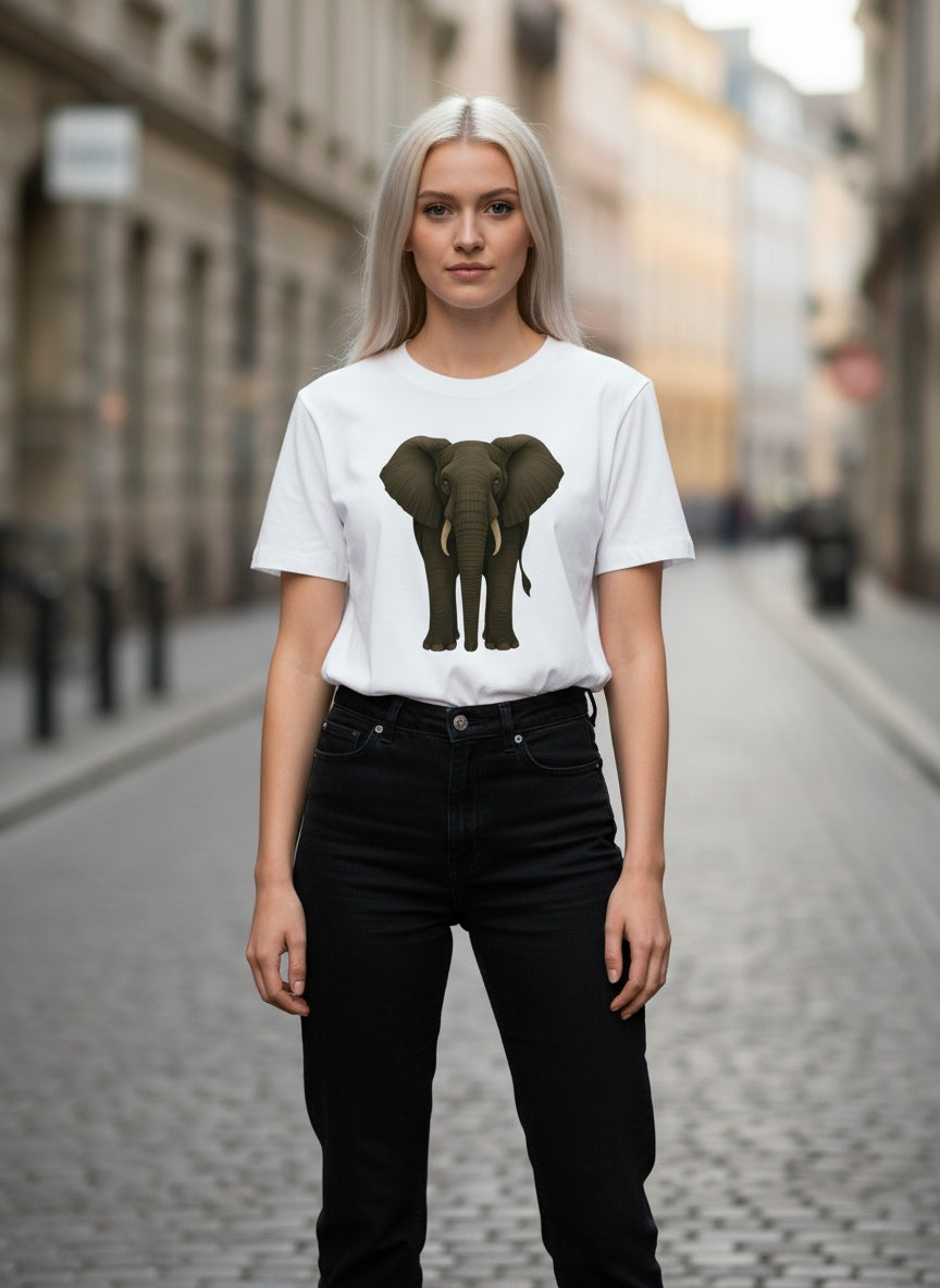 Organic Gentle Giant Elephant T-Shirt