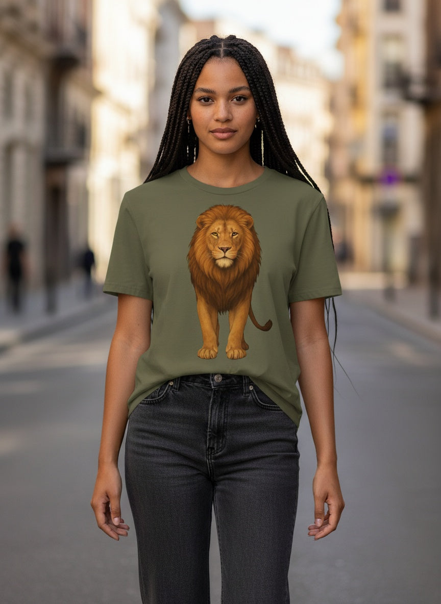 Organic Golden Mane Lion T-Shirt