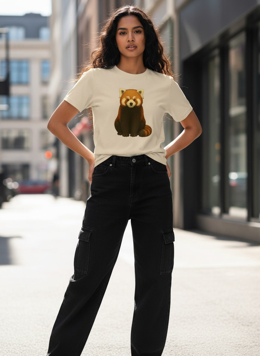 Organic Endangered Red Panda T-Shirt