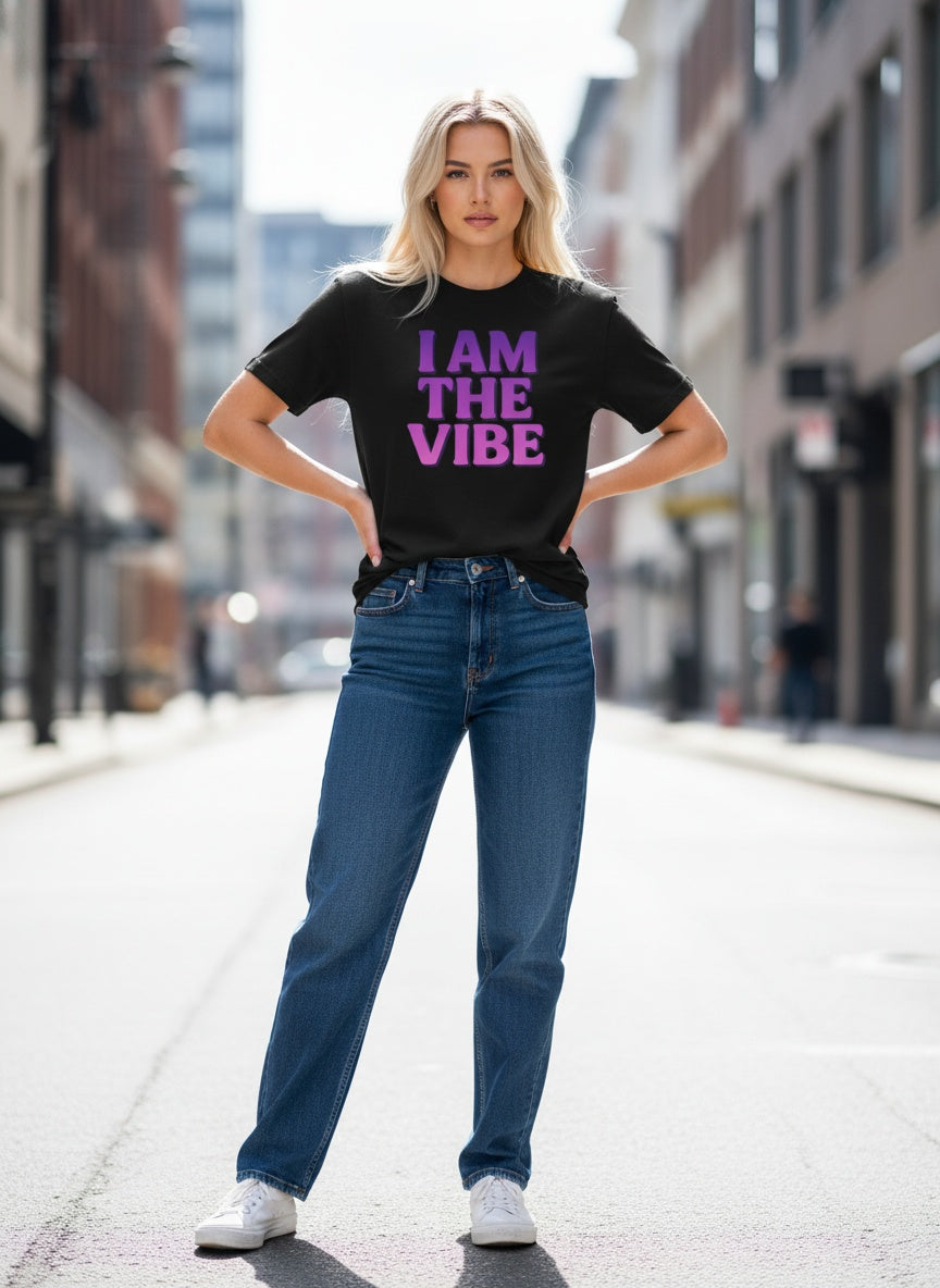 I AM THE VIBE Garment Dyed Heavyweight T-Shirt