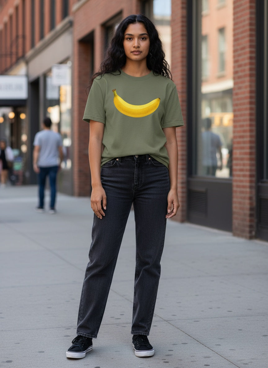 Golden Orchard Banana Cotton T-Shirt