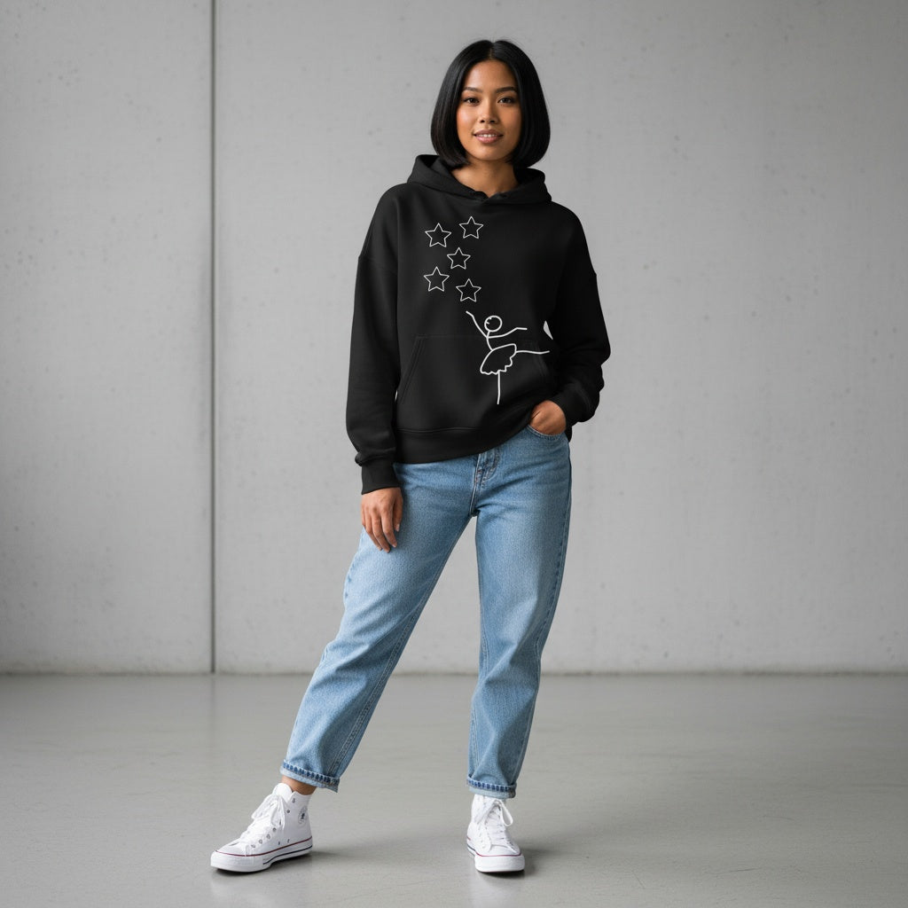 Reach For The Stars Organic Mid Weight Hoodie