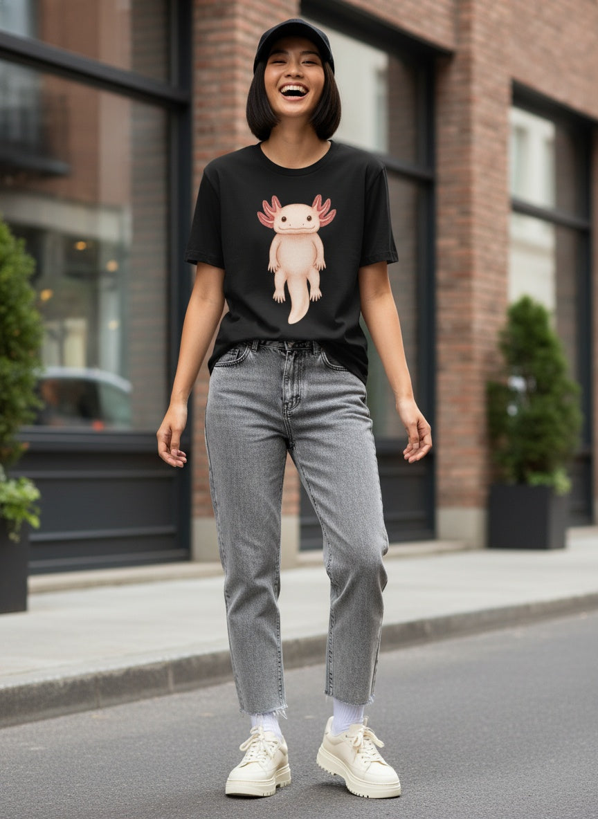 Organic Endangered Axolotl T-Shirt