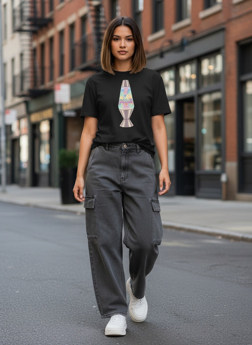 Peace In Motion Lava Lamp T-Shirt