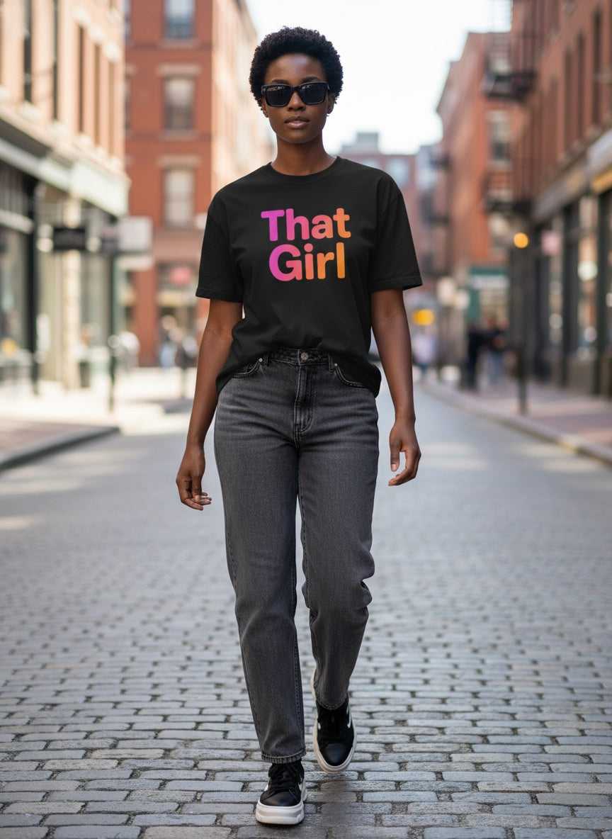 That Girl Garment Dyed Heavyweight Cotton T-Shirt