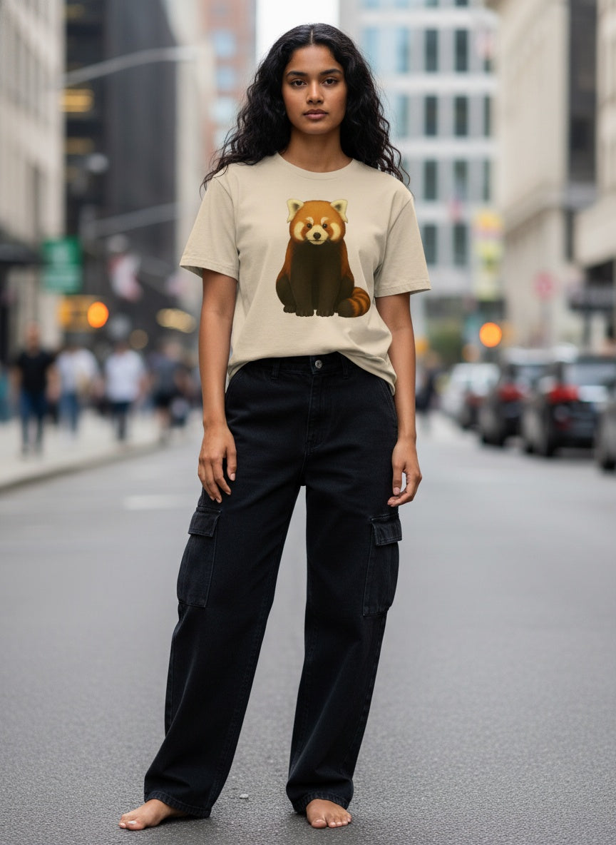 Organic Endangered Red Panda T-Shirt
