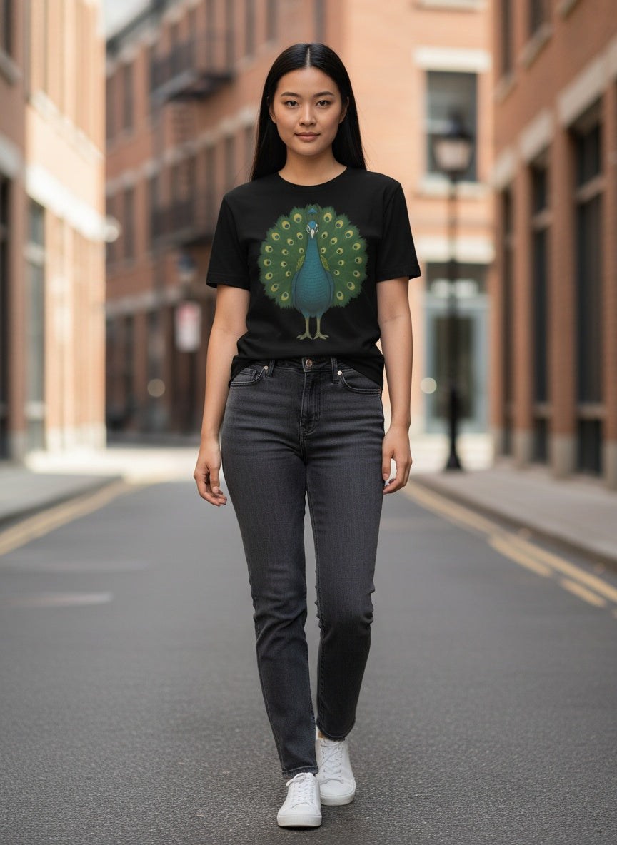 Organic Regal Peacock T-Shirt