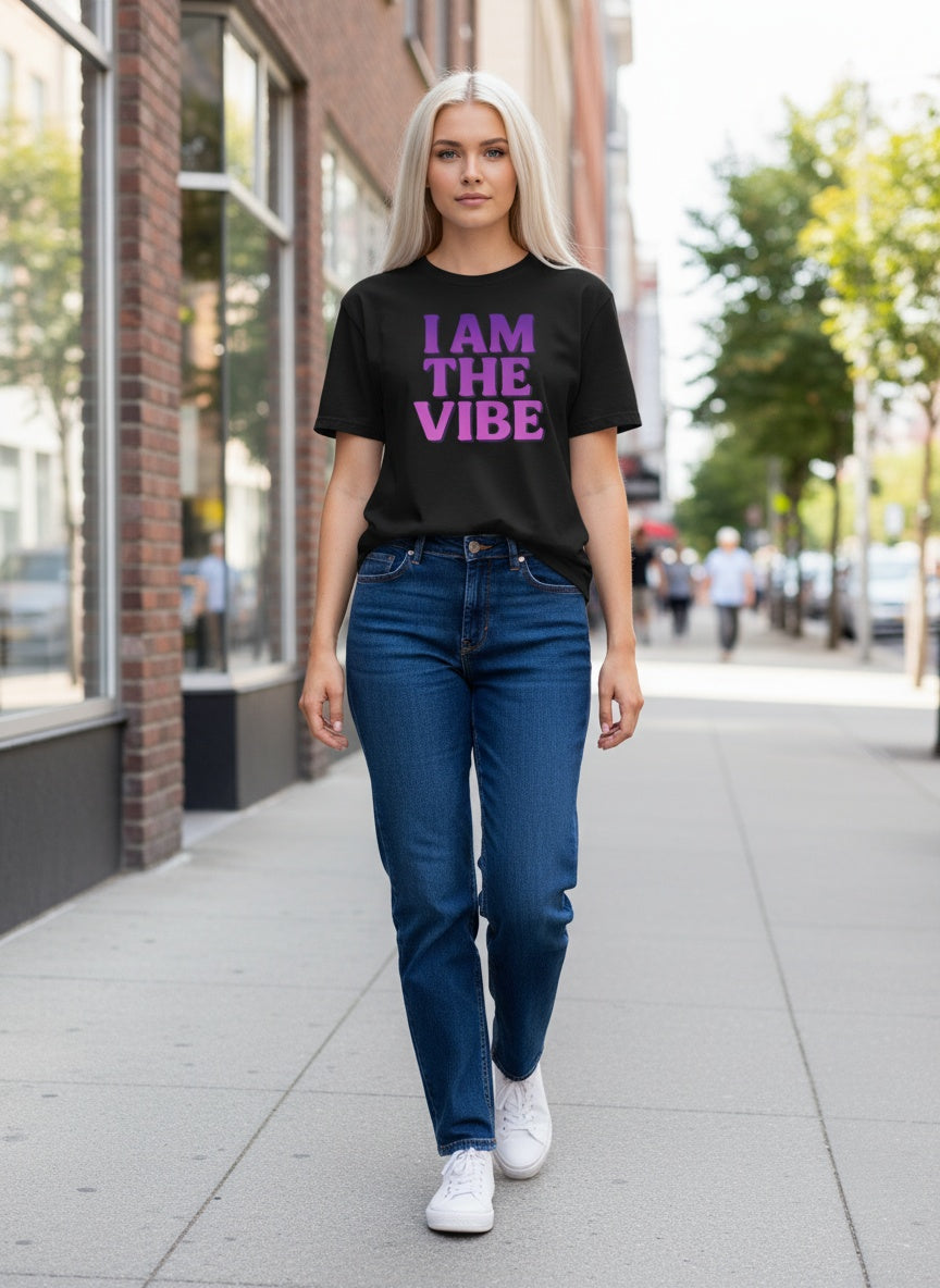 I AM THE VIBE Garment Dyed Heavyweight T-Shirt