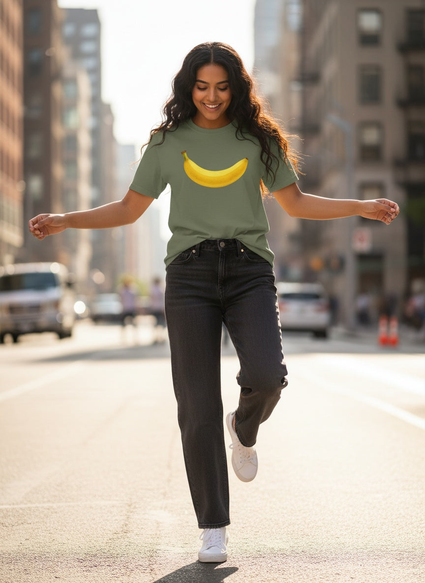 Golden Orchard Banana Cotton T-Shirt