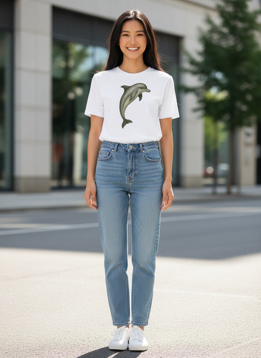 Organic Majestic Dolphin T-Shirt
