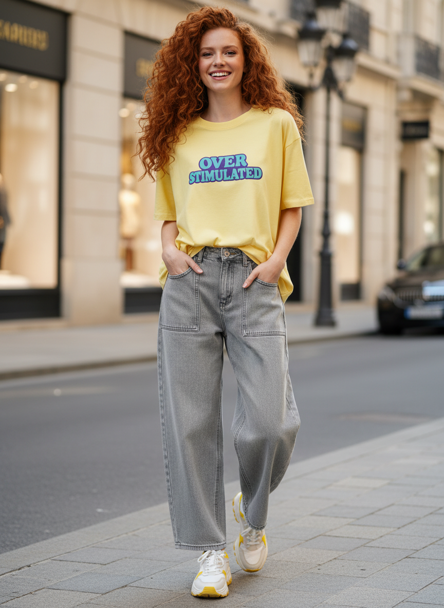 Overstimulated Send Help T-Shirt
