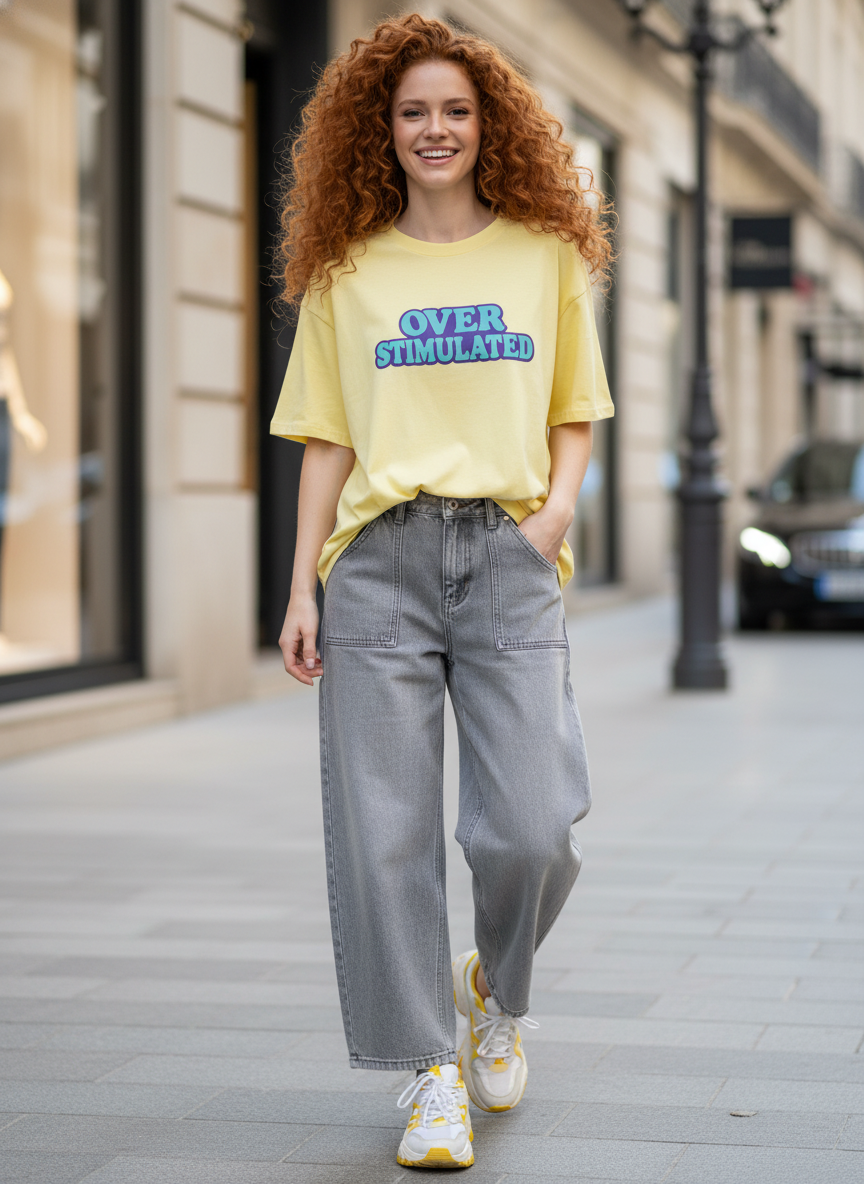 Overstimulated Send Help T-Shirt