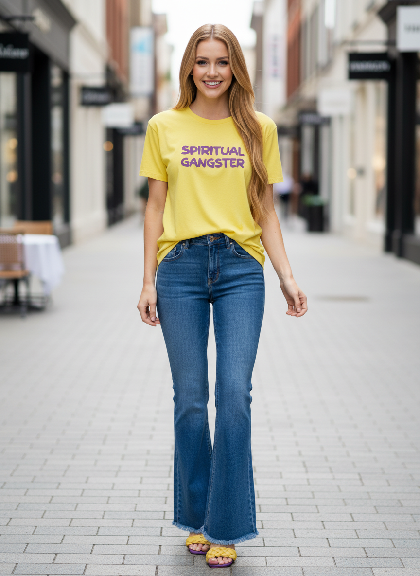 Spiritual Gangster Good Vibes But Do Not Push It T-Shirt
