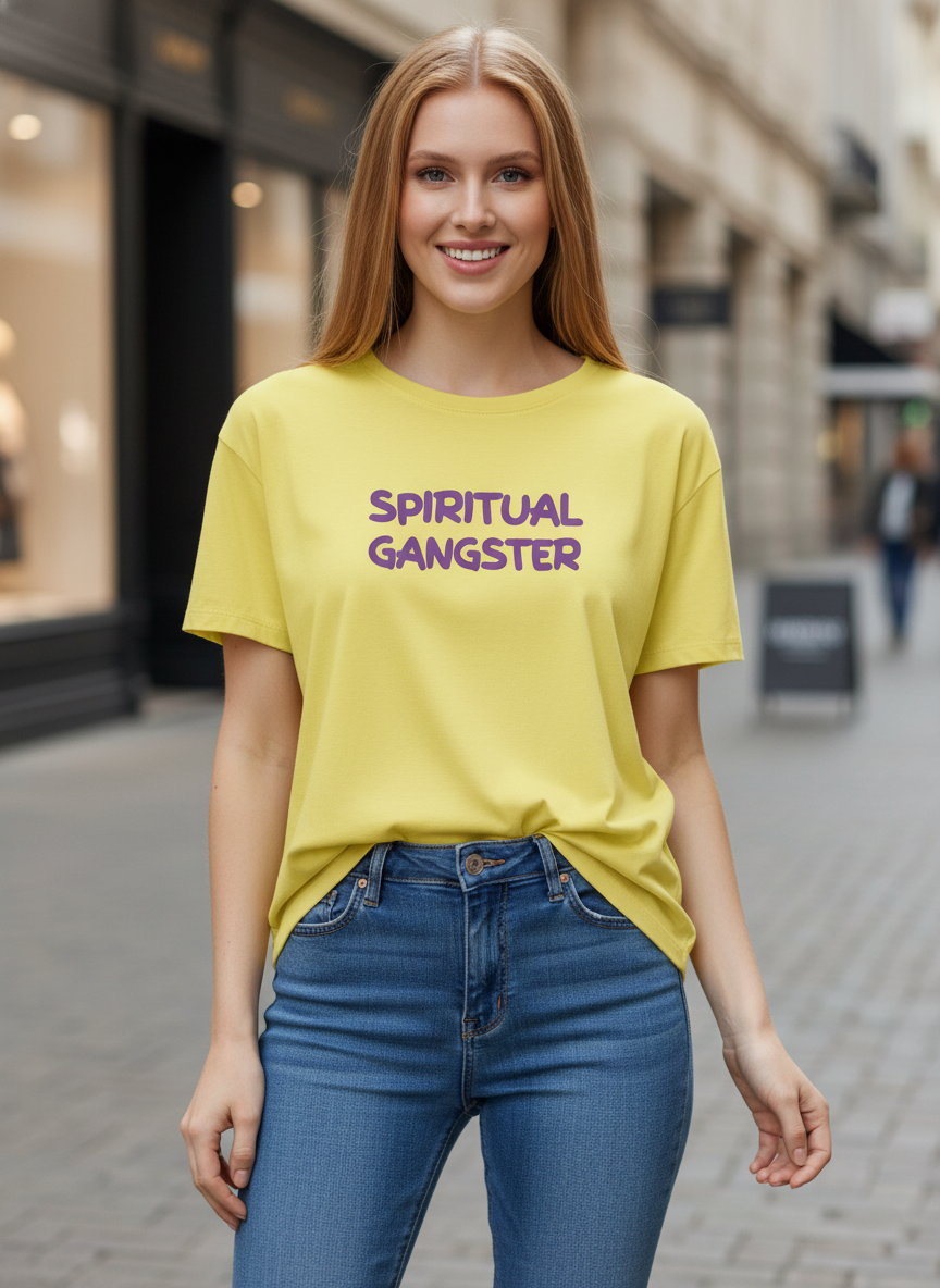 Spiritual Gangster Good Vibes But Do Not Push It T-Shirt