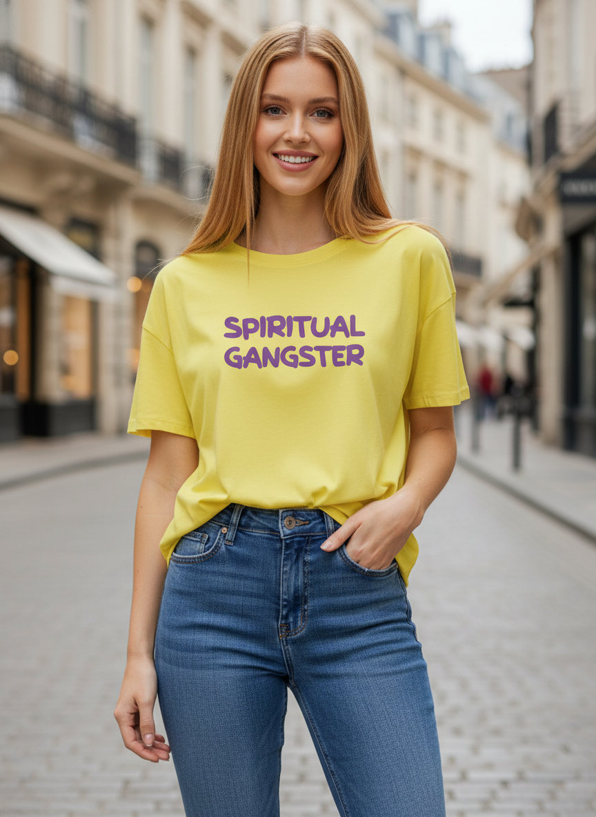 Spiritual Gangster Good Vibes But Do Not Push It T-Shirt