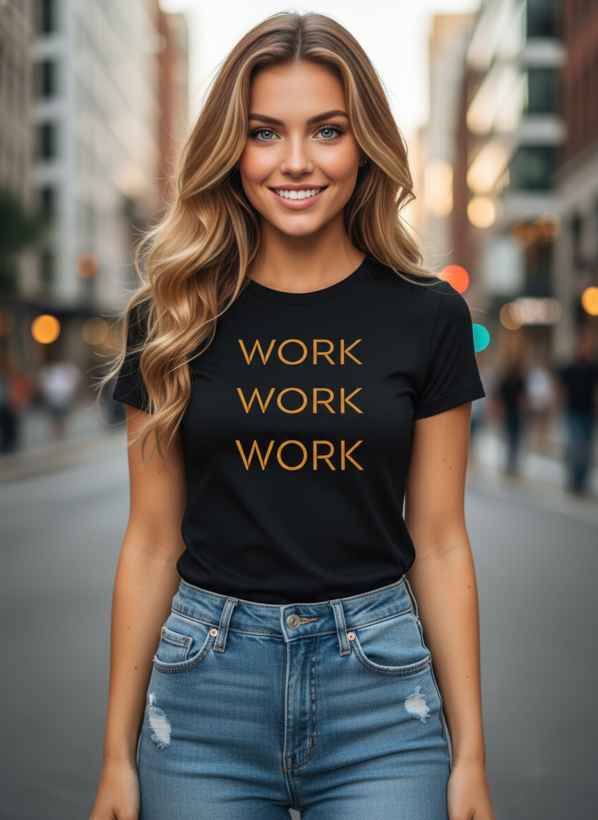 Triple Your Hustle Work Work Work T-Shirt