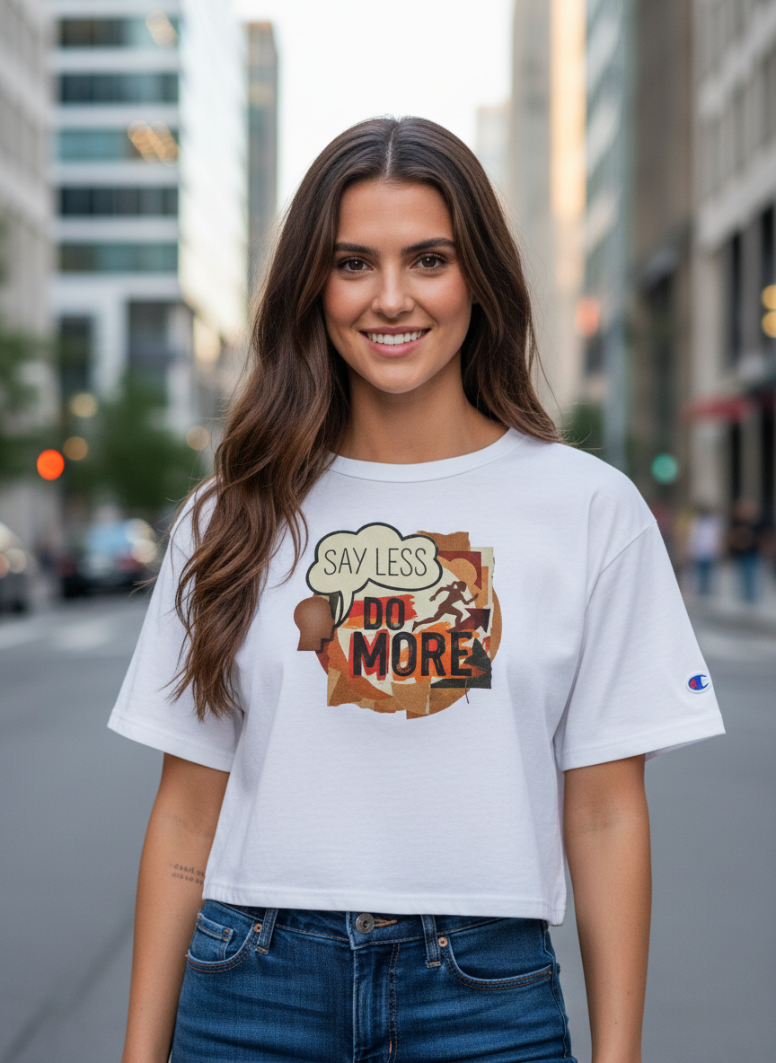 Champion Signature Say Less Do More Action Speaks Louder Than Words T-Shirt