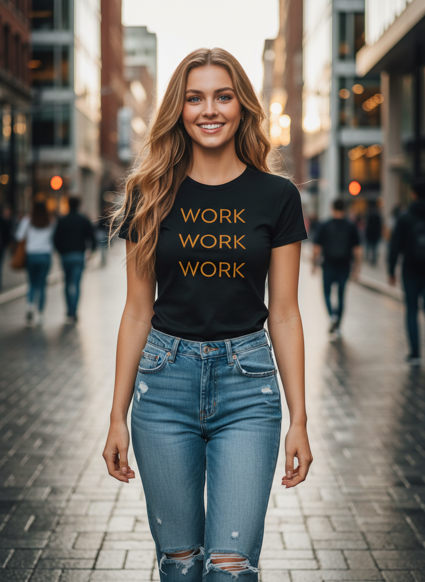 Triple Your Hustle Work Work Work T-Shirt