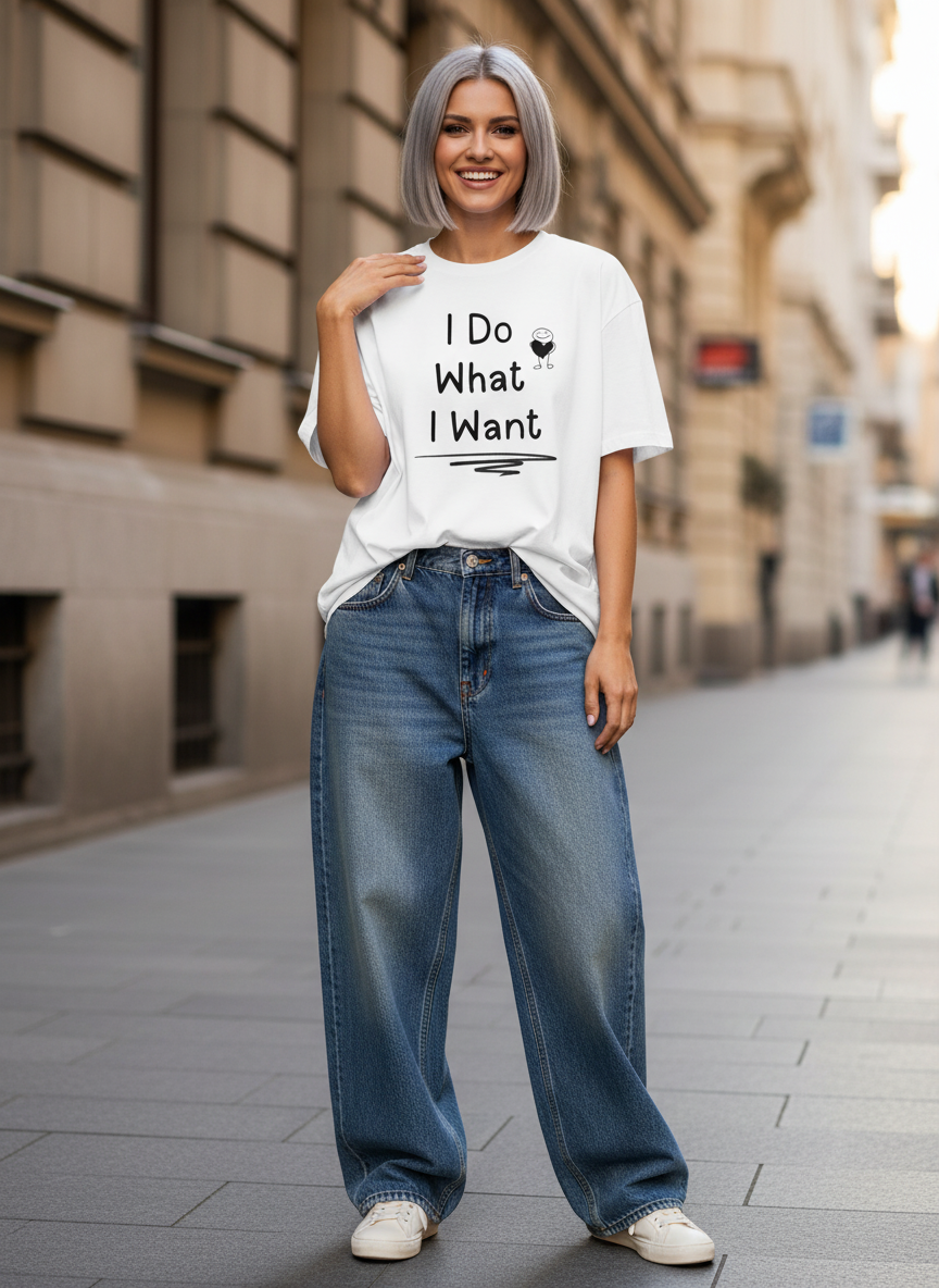 I Do What I Want Statement T-Shirt