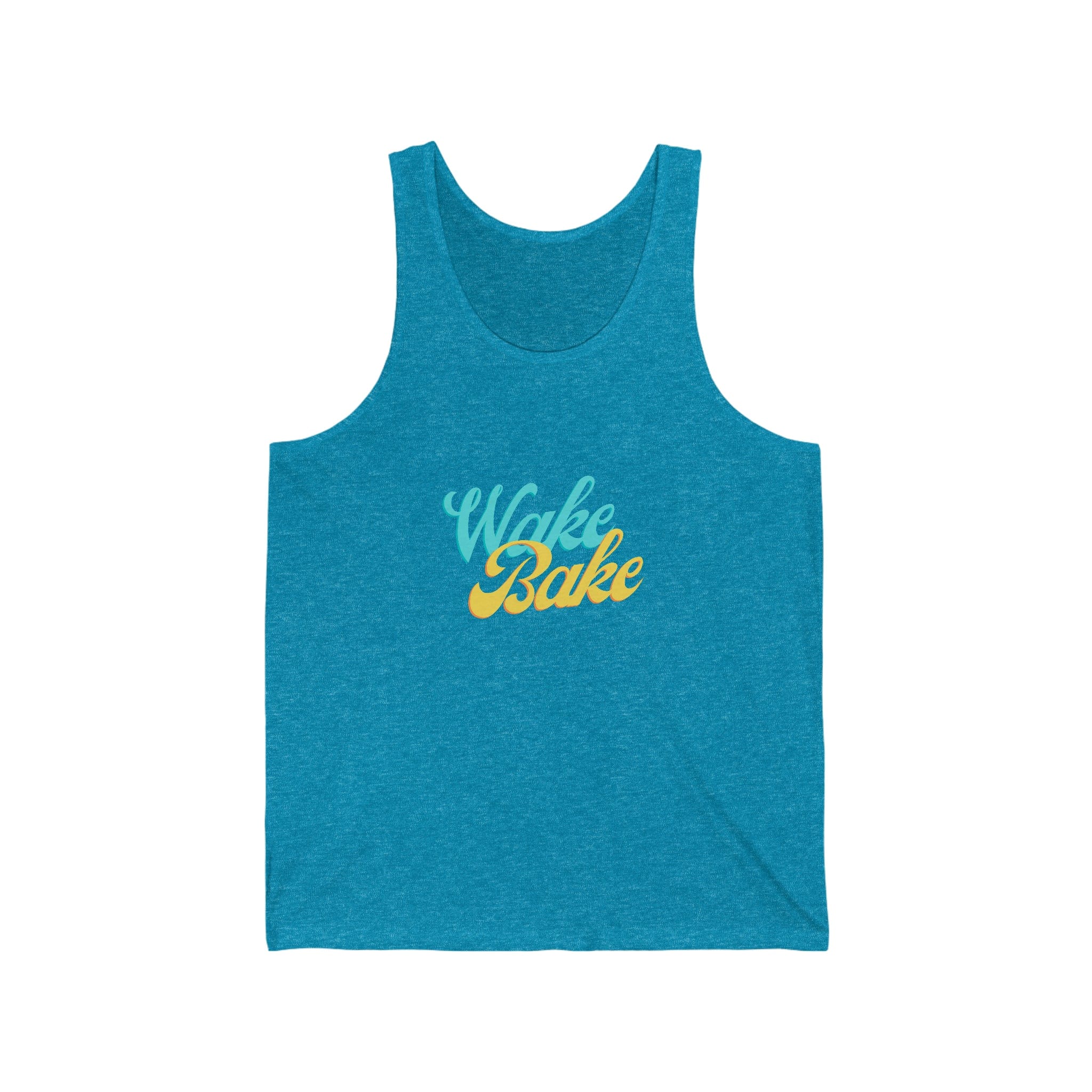 Wake and Bake Cannabis Jersey Tank Top