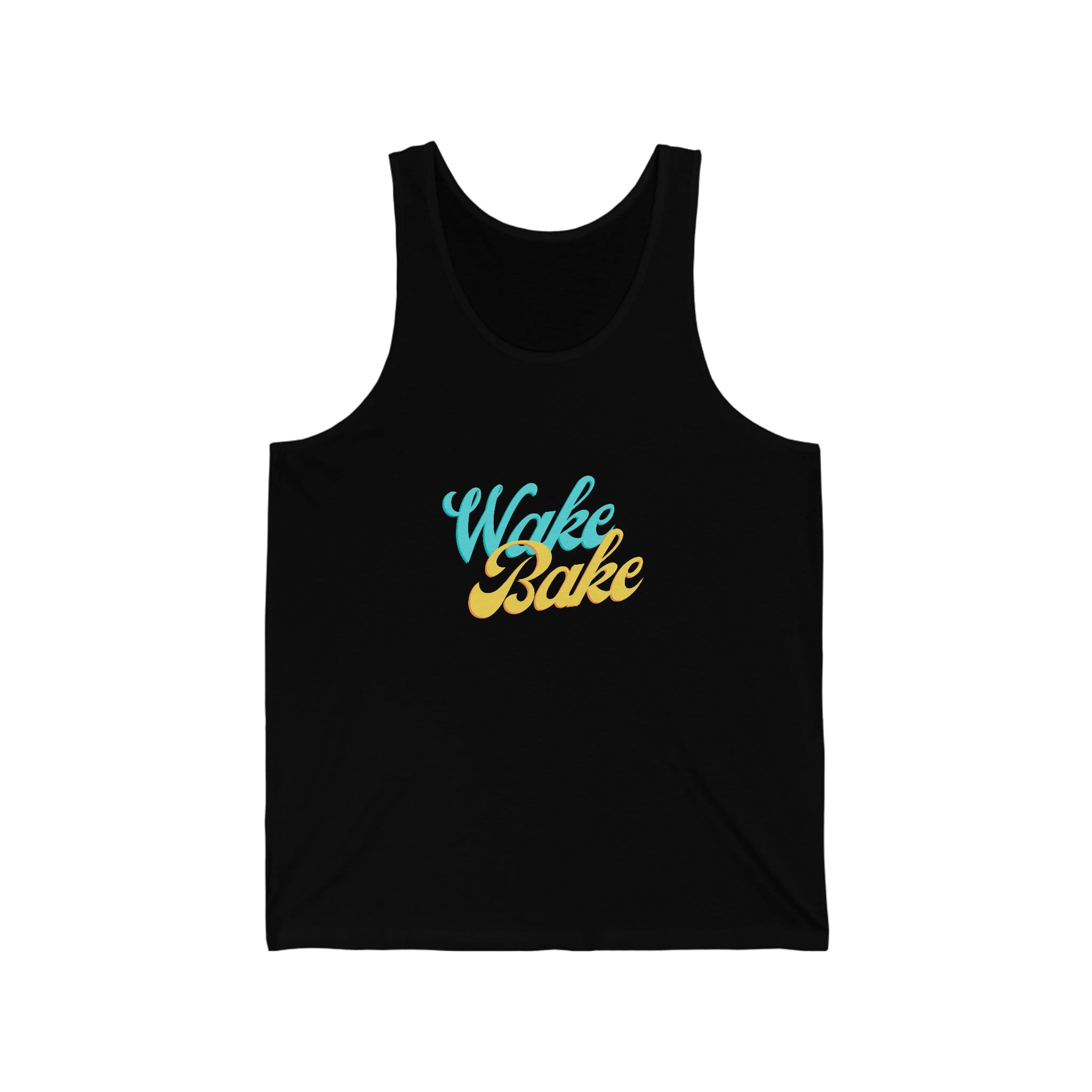 Wake and Bake Cannabis Jersey Tank Top