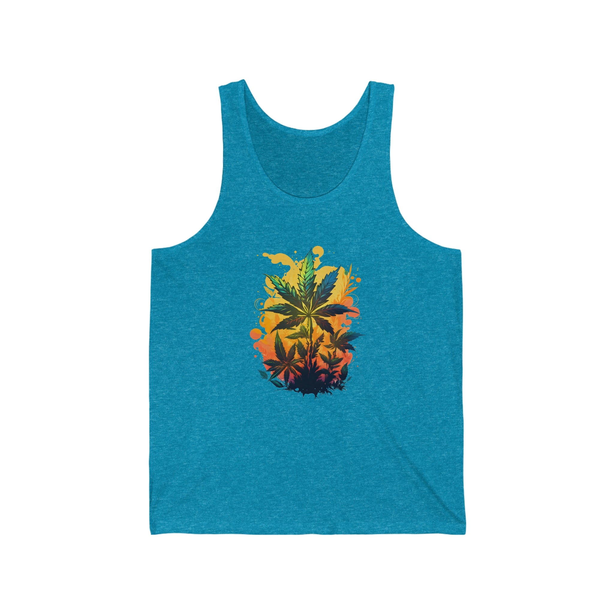 Warm Paradise Cannabis Jersey Tank Top