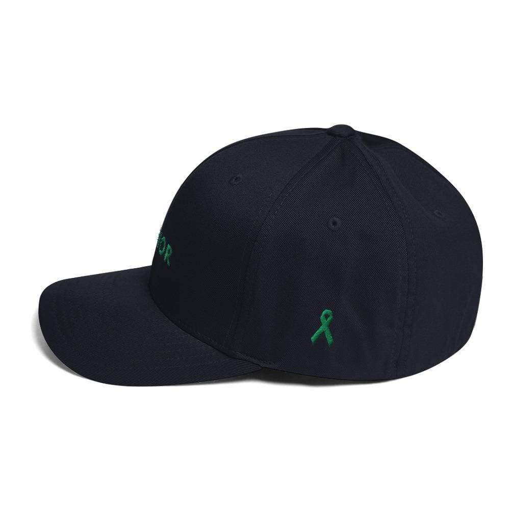 Warrior & Green Ribbon Fitted Twill Baseball Hat