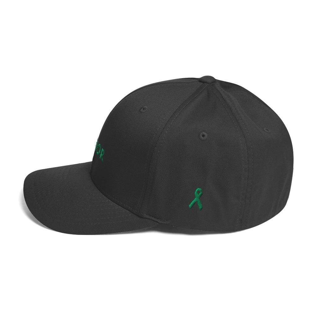 Warrior & Green Ribbon Fitted Twill Baseball Hat