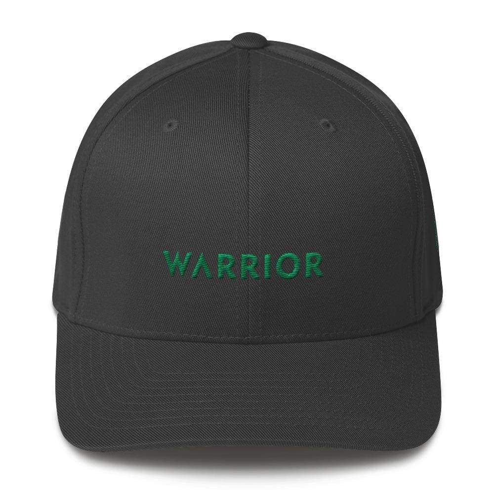Warrior & Green Ribbon Fitted Twill Baseball Hat