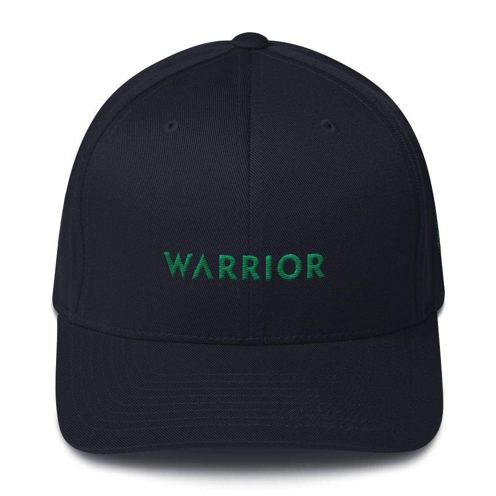 Warrior & Green Ribbon Fitted Twill Baseball Hat
