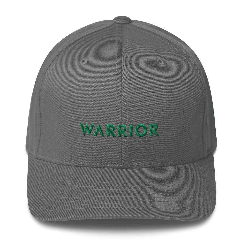 Warrior & Green Ribbon Fitted Twill Baseball Hat