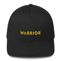 Warrior & Yellow Ribbon Twill Fitted Hat for Sarcoma, Suicide Prevention & Military Causes