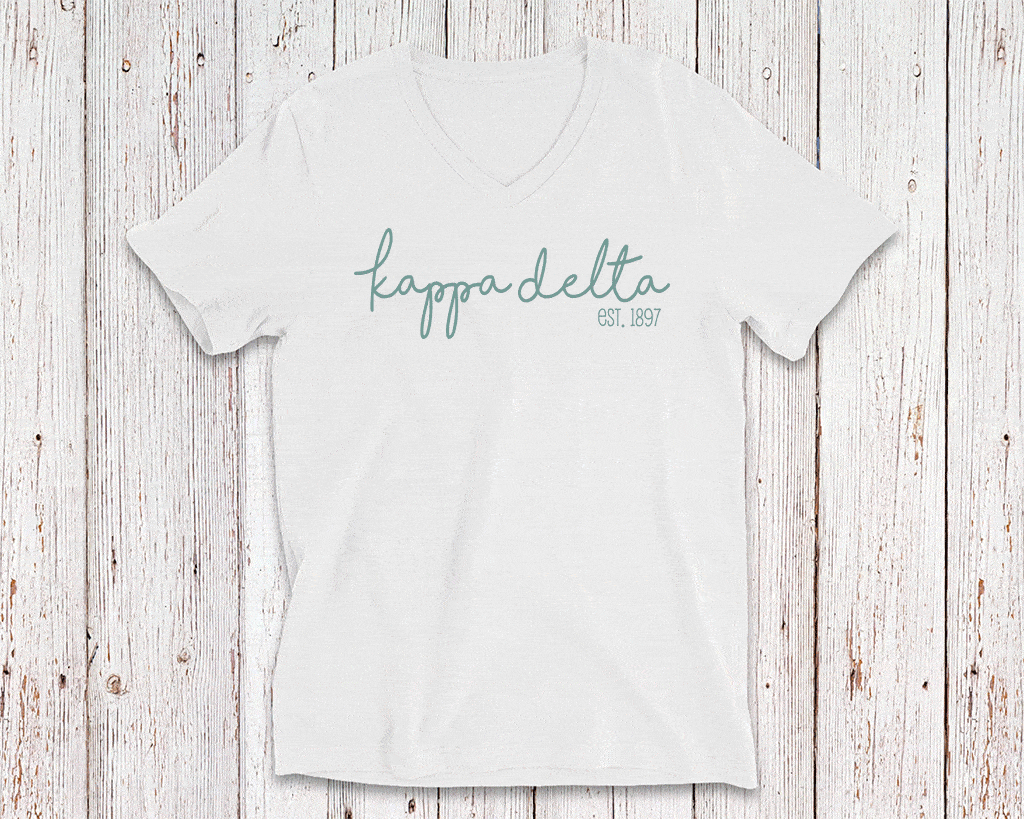Kappa Delta Script Tee