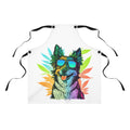 Cool Marijuana Border Collie Weed Apron