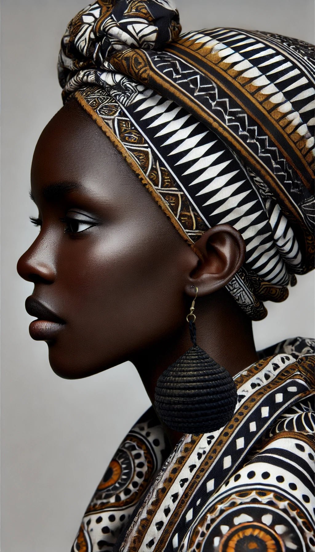 Kubwa Basket Drop Earrings