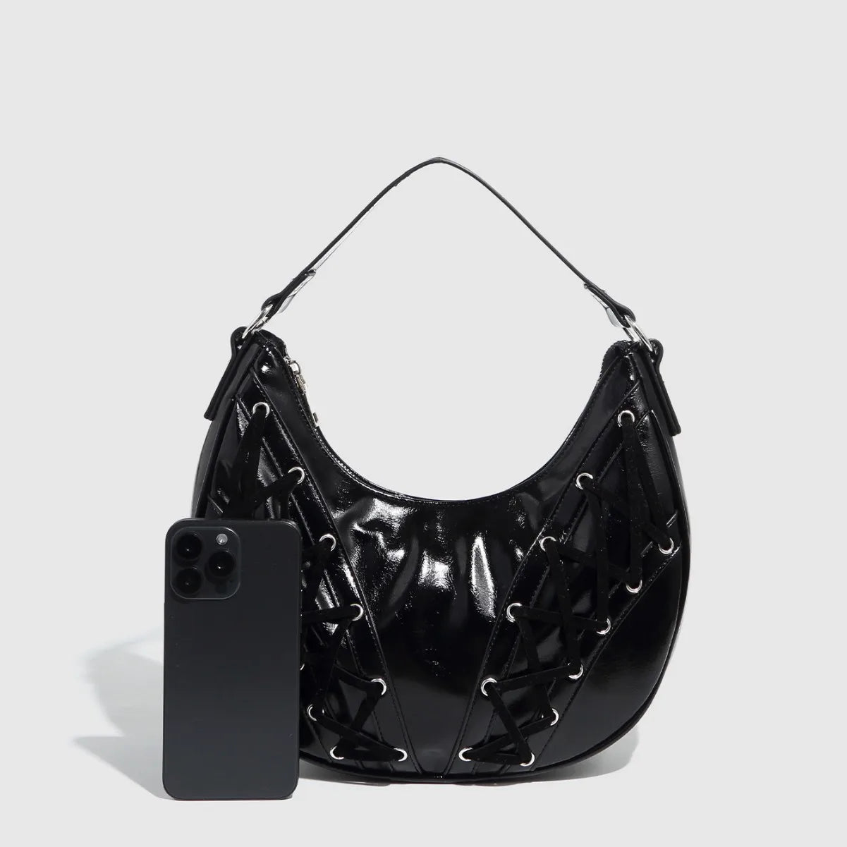 Xavera Half Moon Drawstring Bag